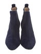 Manolo Blahnik Suede Chelsea Boots