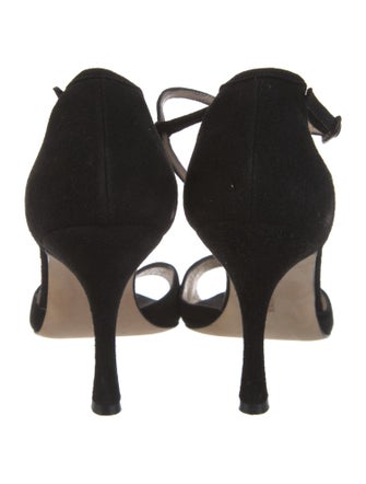 Manolo Blahnik Suede Sandals