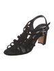 Manolo Blahnik Suede Slingback Sandals
