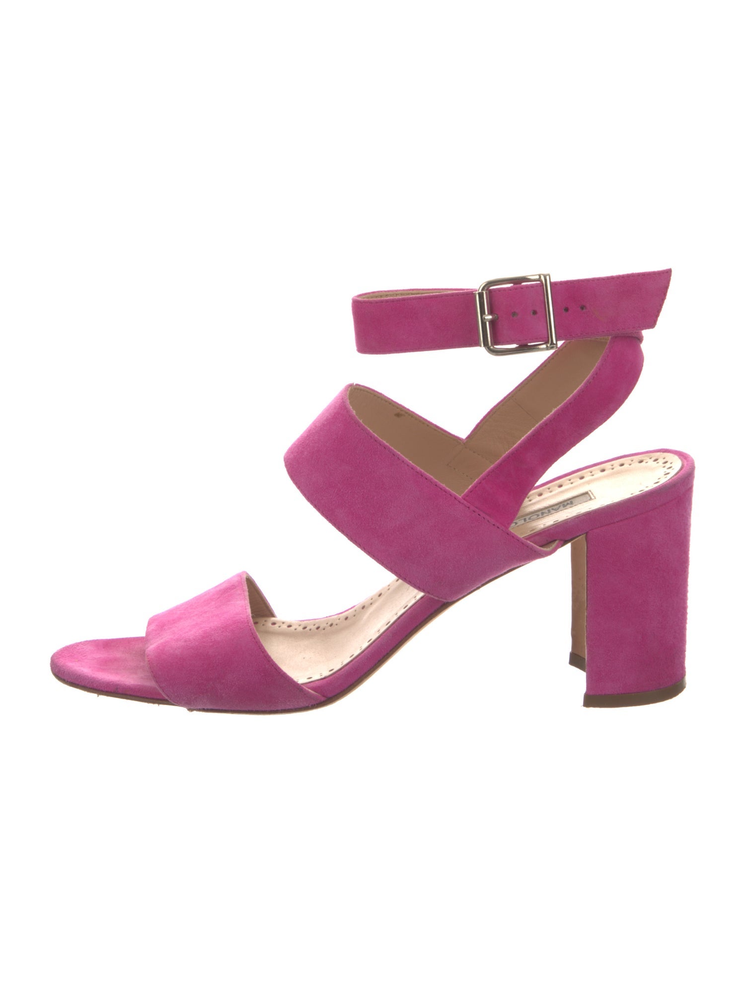 Manolo Blahnik Suede Sandals