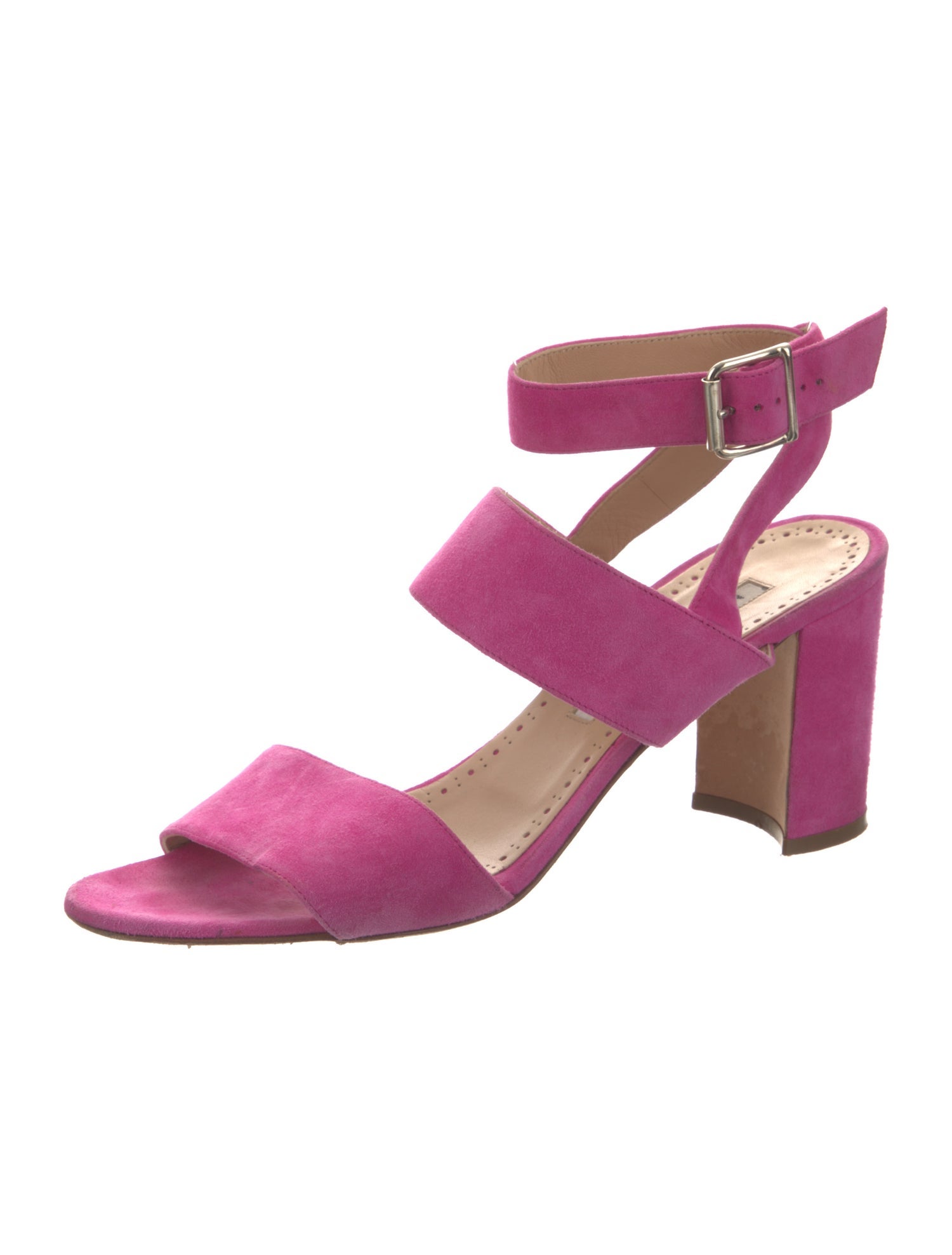 Manolo Blahnik Suede Sandals