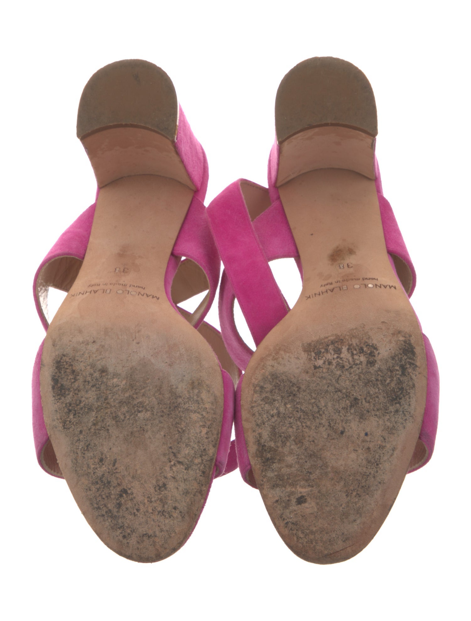 Manolo Blahnik Suede Sandals