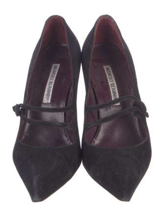 Manolo Blahnik Suede Pumps