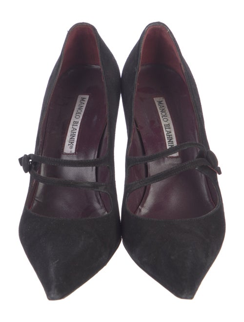 Manolo Blahnik Suede Pumps