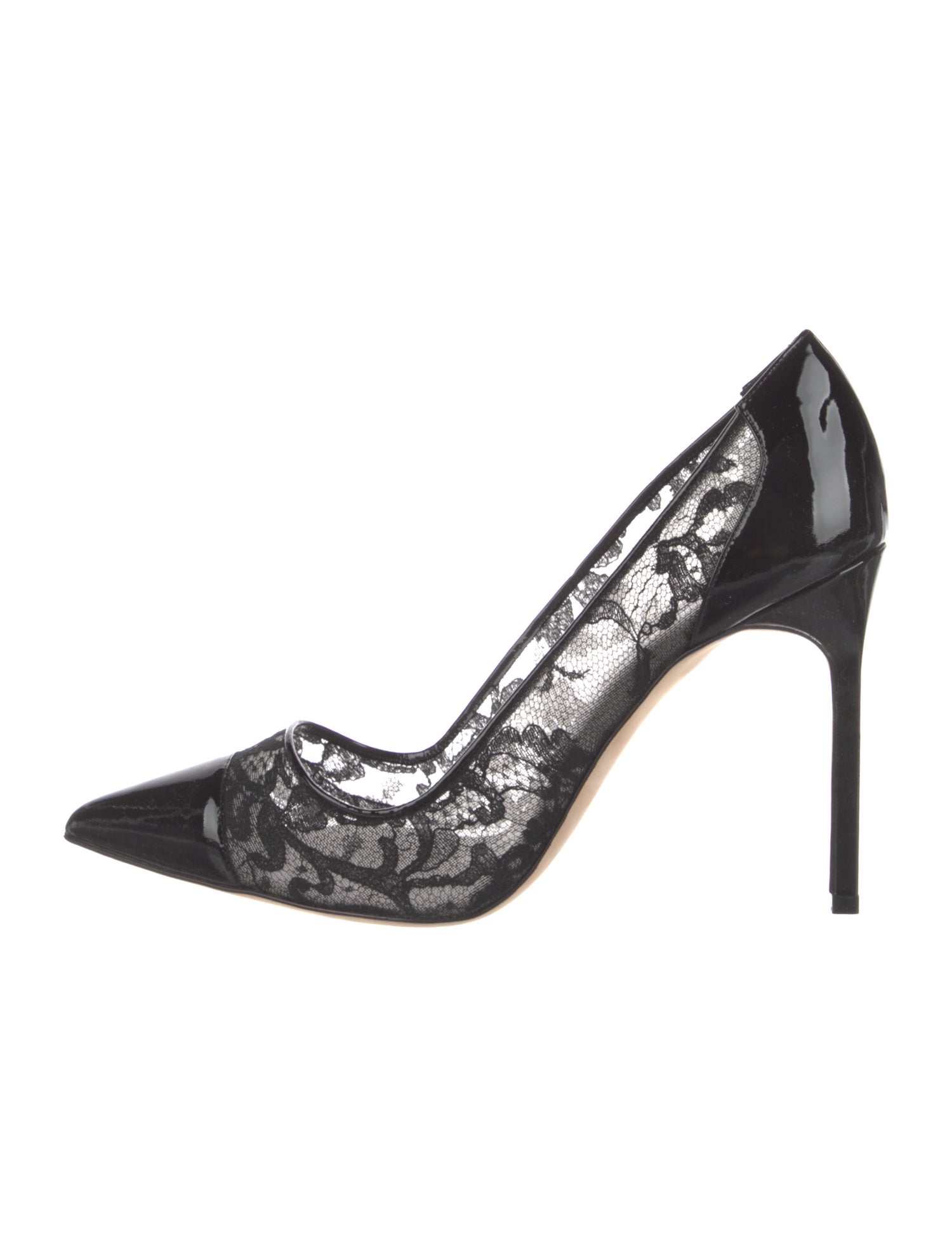 Manolo Blahnik Lace Lace Pattern Pumps