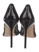 Manolo Blahnik Lace Lace Pattern Pumps