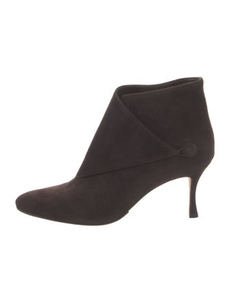 Manolo Blahnik Suede Boots