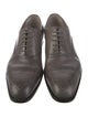 Manolo Blahnik Leather Eyelet Trim Brogues