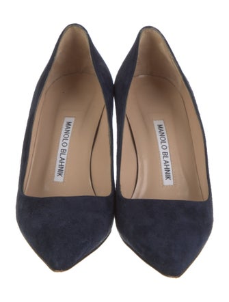 Manolo Blahnik Suede Pumps