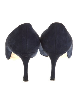 Manolo Blahnik Suede Pumps
