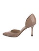Manolo Blahnik Patent Leather D'Orsay Pumps