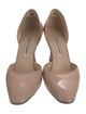 Manolo Blahnik Patent Leather D'Orsay Pumps