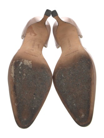 Manolo Blahnik Patent Leather D'Orsay Pumps