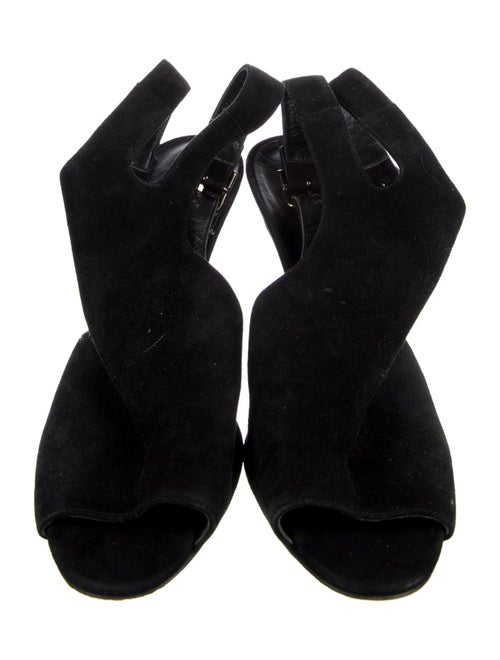 Manolo Blahnik Canvas Slingback Sandals