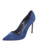 Manolo Blahnik Suede Pumps