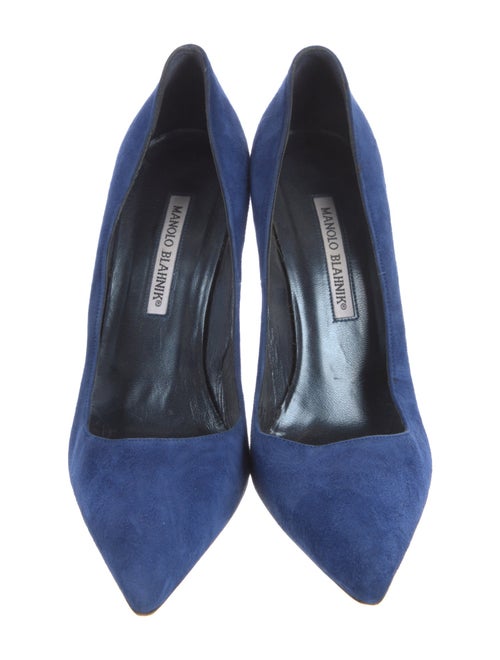 Manolo Blahnik Suede Pumps