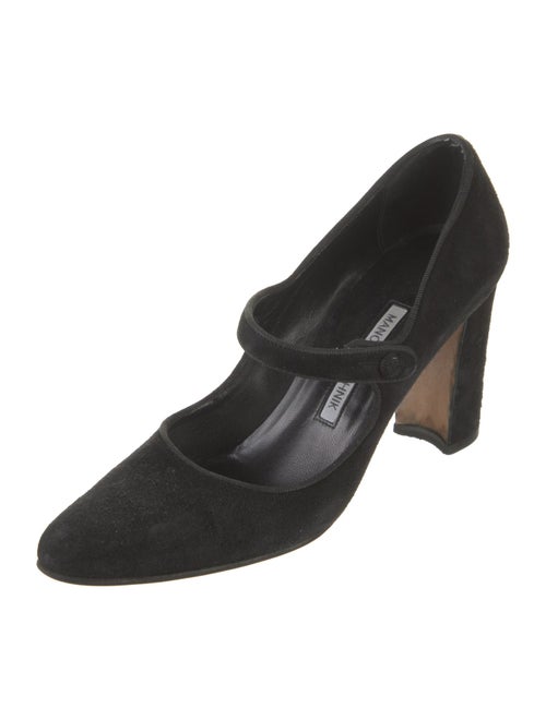 Manolo Blahnik Suede Pumps