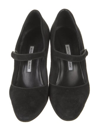 Manolo Blahnik Suede Pumps