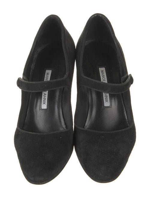 Manolo Blahnik Suede Pumps