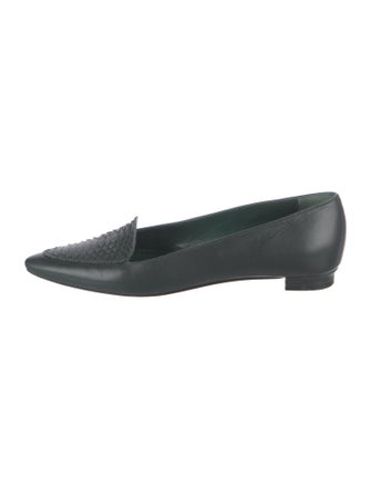 Manolo Blahnik Leather Loafers