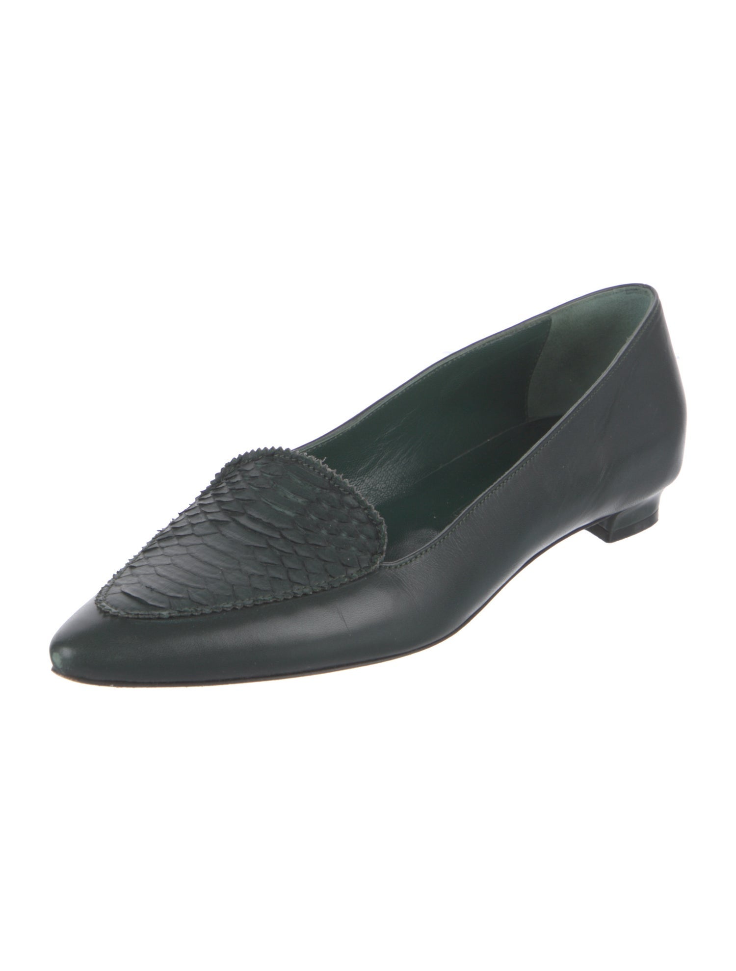 Manolo Blahnik Leather Loafers