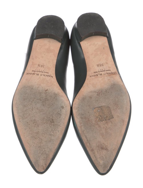 Manolo Blahnik Leather Loafers