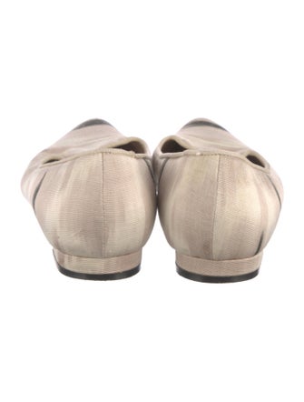 Manolo Blahnik Printed Flats