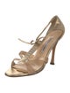 Manolo Blahnik Leather T-Strap Pumps