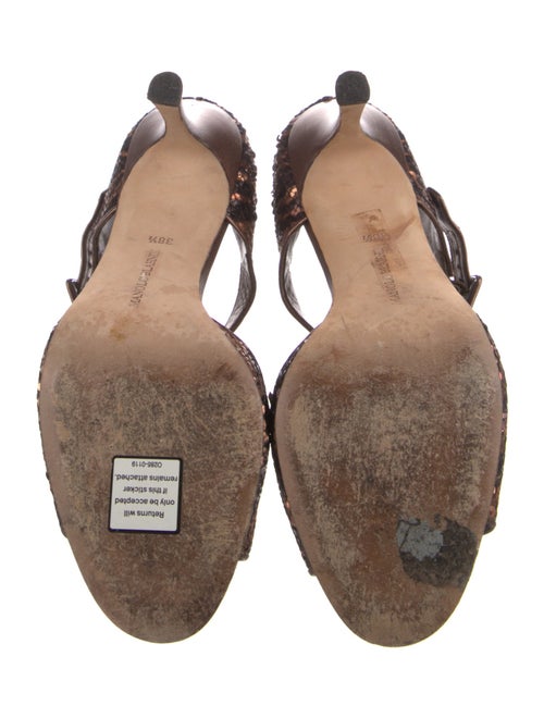 Manolo Blahnik Sequins Sandals