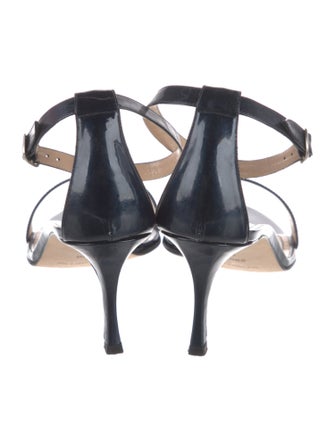 Manolo Blahnik Patent Leather Sandals