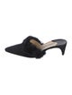 Manolo Blahnik Ponyhair Fur Trim Mules