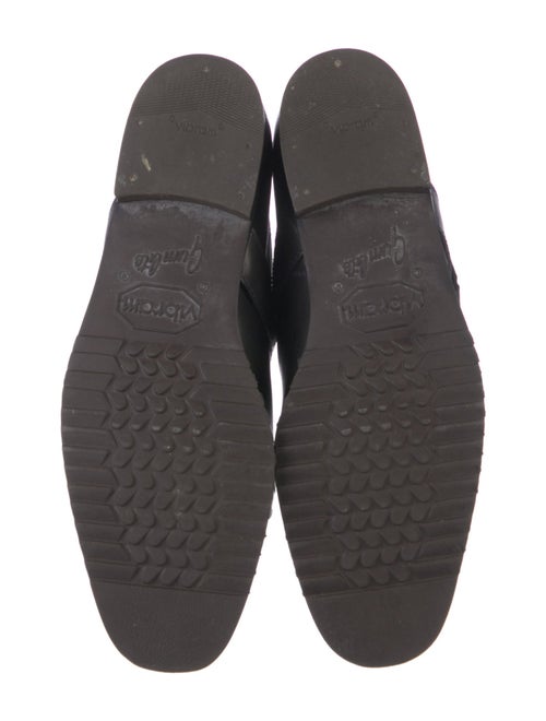 Manolo Blahnik Leather Combat Boots