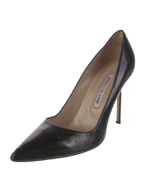 Manolo Blahnik Bb Calf Leather Pumps