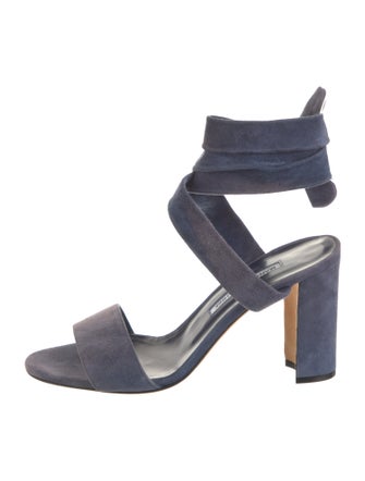 Manolo Blahnik Suede Sandals