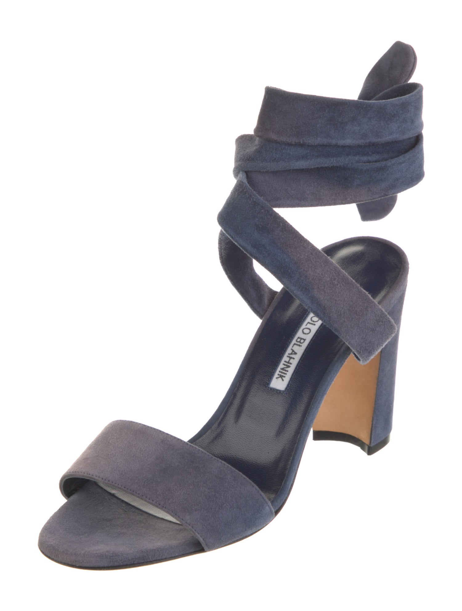 Manolo Blahnik Suede Sandals
