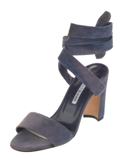 Manolo Blahnik Suede Sandals