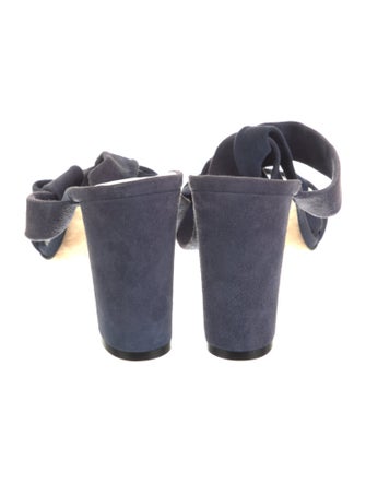 Manolo Blahnik Suede Sandals