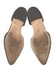 Manolo Blahnik Leather D'Orsay Flats
