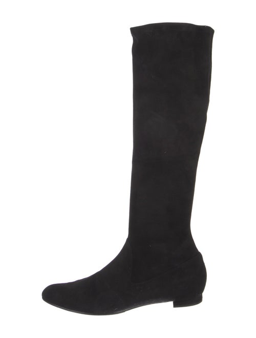 Manolo Blahnik Suede Riding Boots