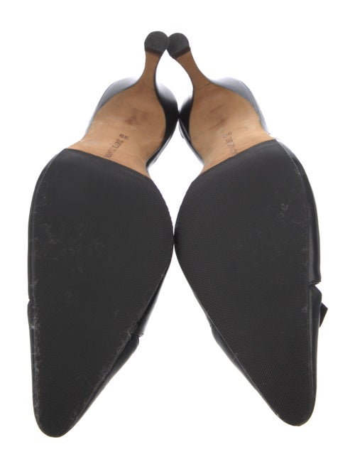 Manolo Blahnik Leather Mules