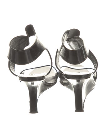 Manolo Blahnik Patent Leather Sandals