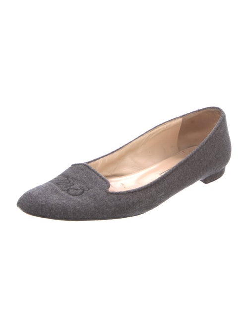 Manolo Blahnik Wool Loafers