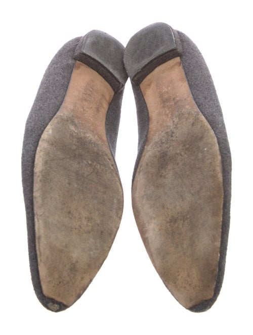 Manolo Blahnik Wool Loafers
