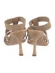 Manolo Blahnik Canvas Gladiator Sandals