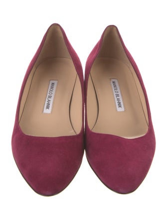 Manolo Blahnik Suede Pumps