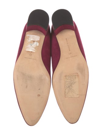 Manolo Blahnik Suede Pumps