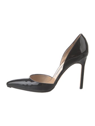 Manolo Blahnik Patent Leather D'Orsay Pumps