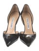 Manolo Blahnik Patent Leather D'Orsay Pumps