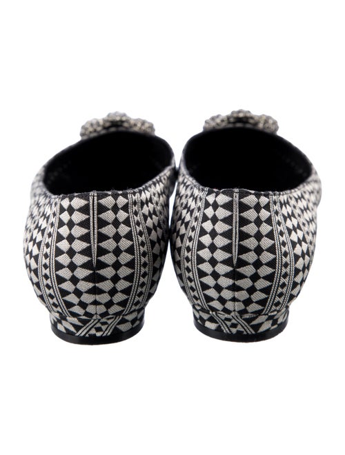 Manolo Blahnik Hangisi Printed Flats