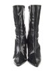 Manolo Blahnik Leather Sock Boots